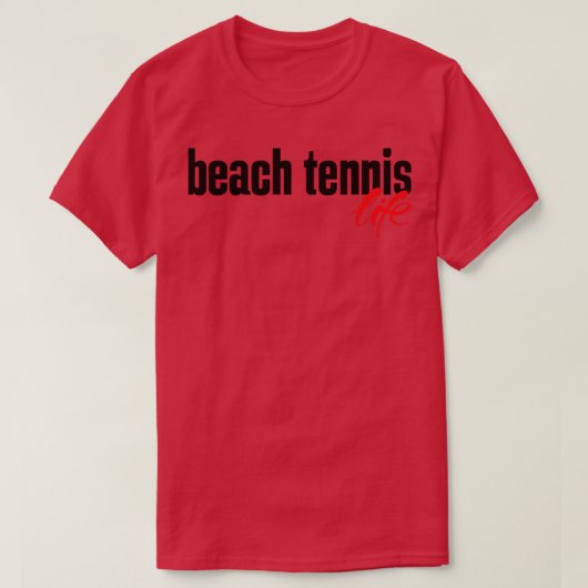 Beach Tennis Life T-shirt (Design voorkant)