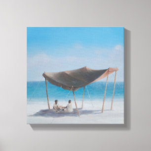 Beach Tent 2012 2 Canvas Afdruk
