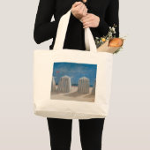 Beach Tents Brittany 2012 Grote Tote Bag (Voorkant (product))