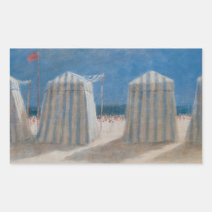 Beach Tents Brittany 2012 Rechthoekige Sticker