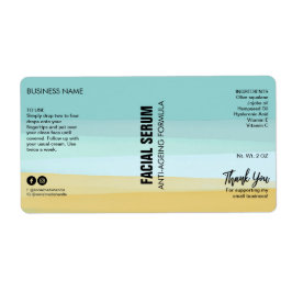 Beach THALIST Dropper Ftle Serum Labels