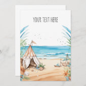 Beach Thed Kaart (Voorkant / Achterkant)