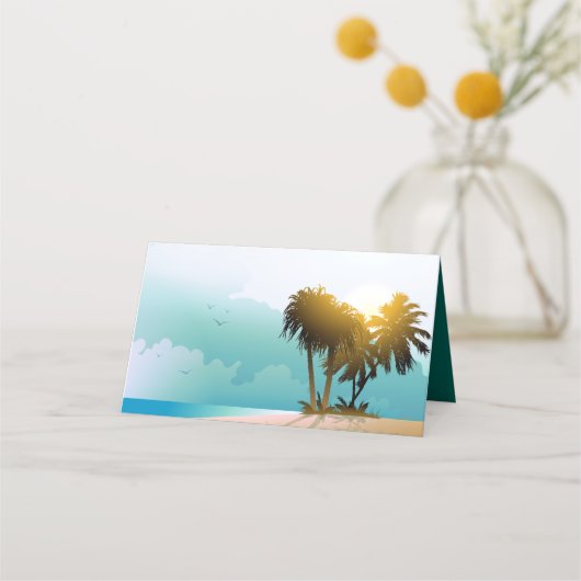 Beach Thed Plaatskaartje (Achterkant)