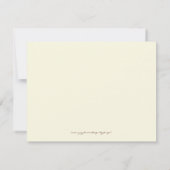 Beach Thed Response Card RSVP Kaartje (Achterkant)