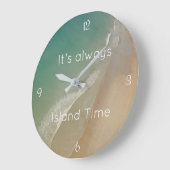 Beach Thees, Island Time Clock Grote Klok (Hoek)