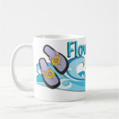 Beach Theme Bloemenmeisje Gift Coffee mok, Cup Koffiemok (Links)