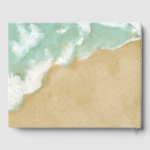 Beach Theme Business Guest Book Gastenboek (Achterkant)