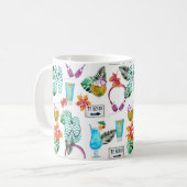 Beach Theme Coffee Cup Koffiemok (Voorkant links)