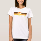 Beach Theme Dames Bovenkant T-shirt (Voorkant)