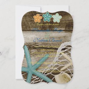 BEACH THEME INVITATIE KAART