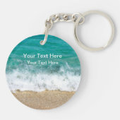 Beach Theme Message Sleutelhangers (Achterkant)