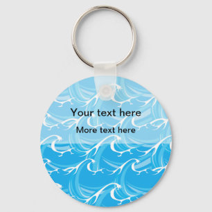 Beach Theme Ocean Message Key ketens Sleutelhanger