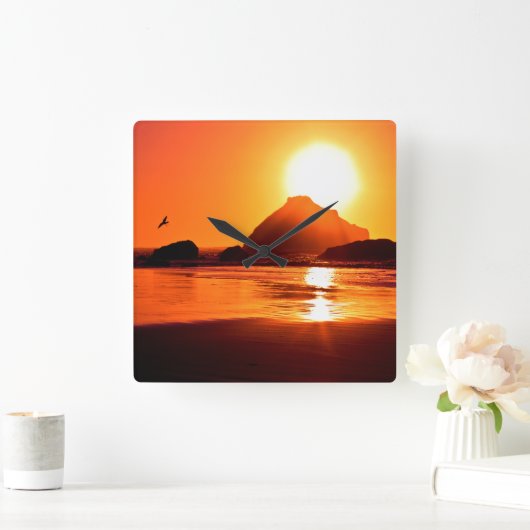 Beach Theme Wall klok (Huis)