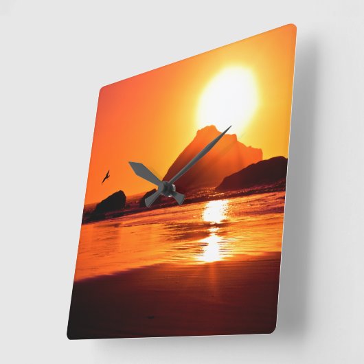 Beach Theme Wall klok (Hoek)