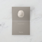 Beach Theme Weddenfoto Hartelijk dank Bedankkaart (Binnen)