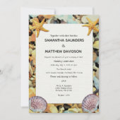 Beach Theme Weddenschap Kaart (Voorkant)