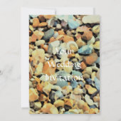 Beach Theme Weddenschap Kaart (Achterkant)