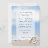 Beach Theme Weddenschap Kaart (Voorkant)