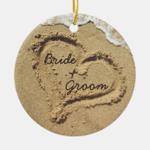 Beach Theme Wedding Ornament