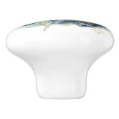 Beach Theme Zee Otter Waterverf Art keramische Kno Keramische Knop (Zijkant)