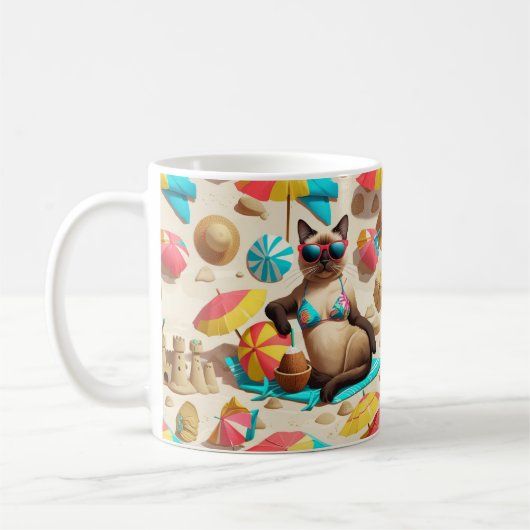  Beach themed for Siamese Cat Lovers Party Koffiemok (Links)