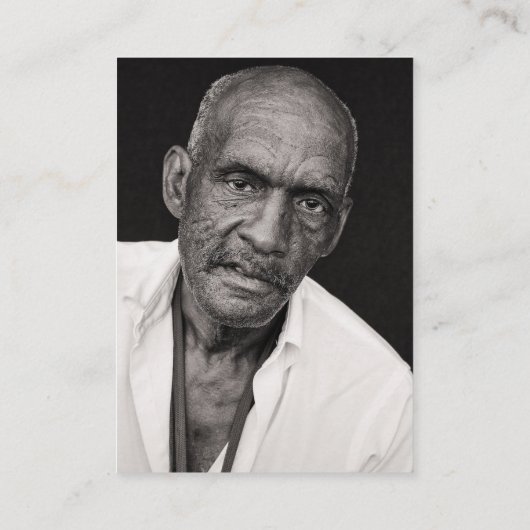 Beach Themorial Memory card Visitekaartje (Achterkant)