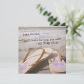 BEACH THERAPY 5.25 x 5.25 kaart (Staand voorkant)