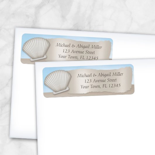 Beach-Thereed Return Address Labels