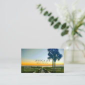 Beach Thleed Business Cared Visitekaartje (Staand voorkant)