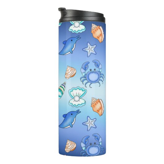 Beach Thleed Oceanic Art Thermosbeker (Geroteerd rechts)