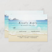 Beach Thormed RSVP Antwoord (Voorkant / Achterkant)