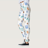 Beach Thormed Seaside Oceanic Leggings (Links)