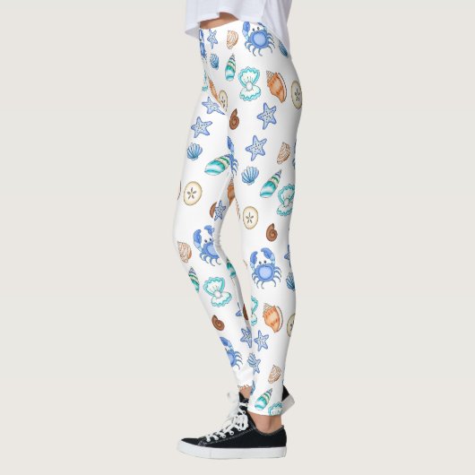 Beach Thormed Seaside Oceanic Leggings (Links)