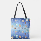 Beach Thormed Seaside Oceanic Tote Bag (Achterkant)