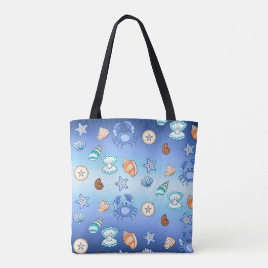 Beach Thormed Seaside Oceanic Tote Bag (Achterkant)