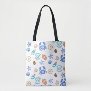 Beach Thormed Seaside Oceanic Tote Bag