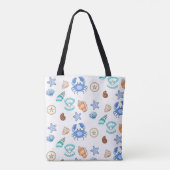 Beach Thormed Seaside Oceanic Tote Bag (Achterkant)