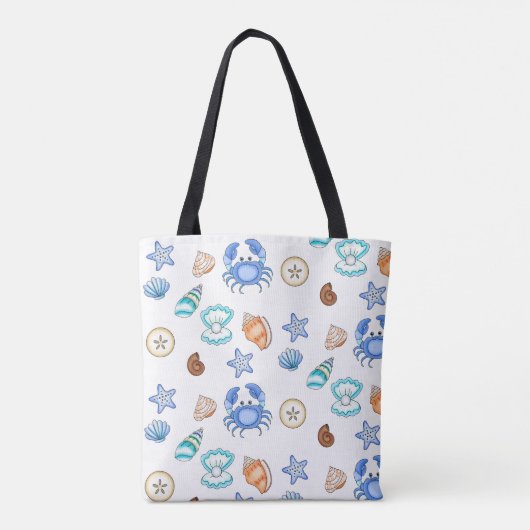 Beach Thormed Seaside Oceanic Tote Bag (Achterkant)