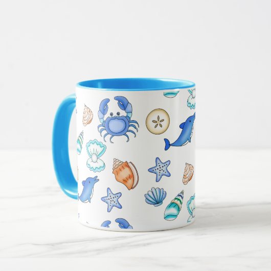 Beach Threaded Zee Creaters Mok (Voorkant links)