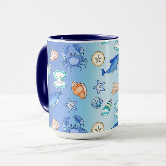 Beach Threaded Zee Creaters Mok (Voorkant links)