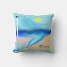 Beach Throw Pillow Kussen