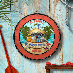 Beach Tiki Bar Dart Board Dartbord