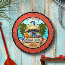 Beach Tiki Bar Dart Board