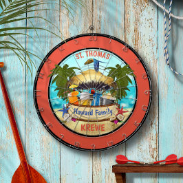 Beach Tiki Bar Dart Board Dartbord