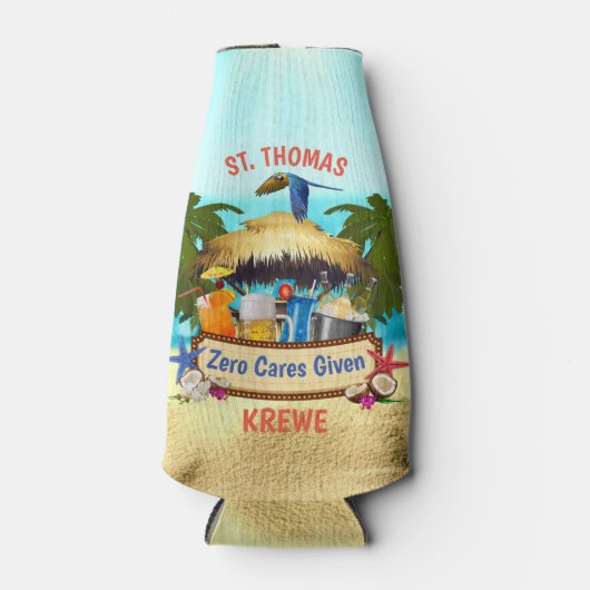 Beach Tiki Bar Flesjeskoeler (Voorkant)