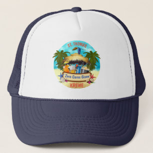 Beach Tiki Bar Trucker Hat Trucker Pet
