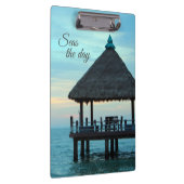 Beach Tiki Hut Klembord (Rechts)