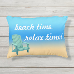 Beach Time Accent Pillow Buitenkussen