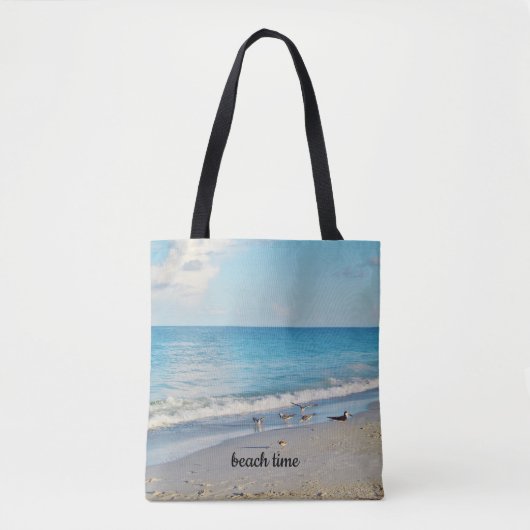Beach Time Canvas tas (Voorkant)