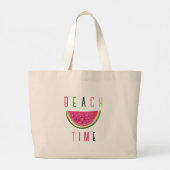 Beach Time Canvas tas (Achterkant)